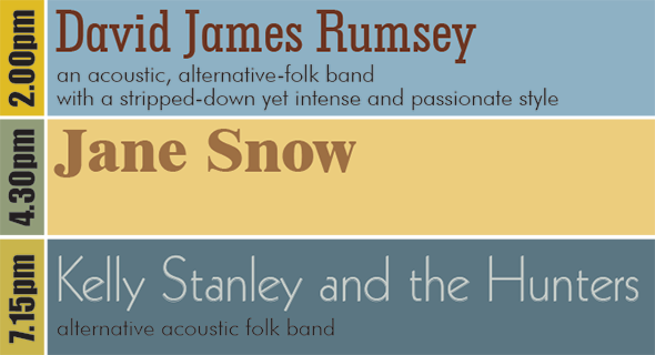 David James Rumsey | Jane Snow | Kelly Stanley and the Hunters